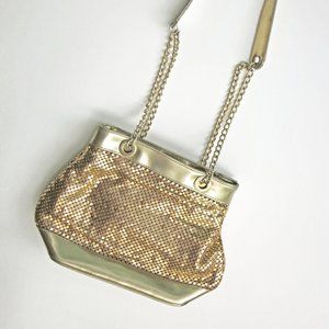 Vintage 1960s Metal Mesh Shoulder Strap Purse